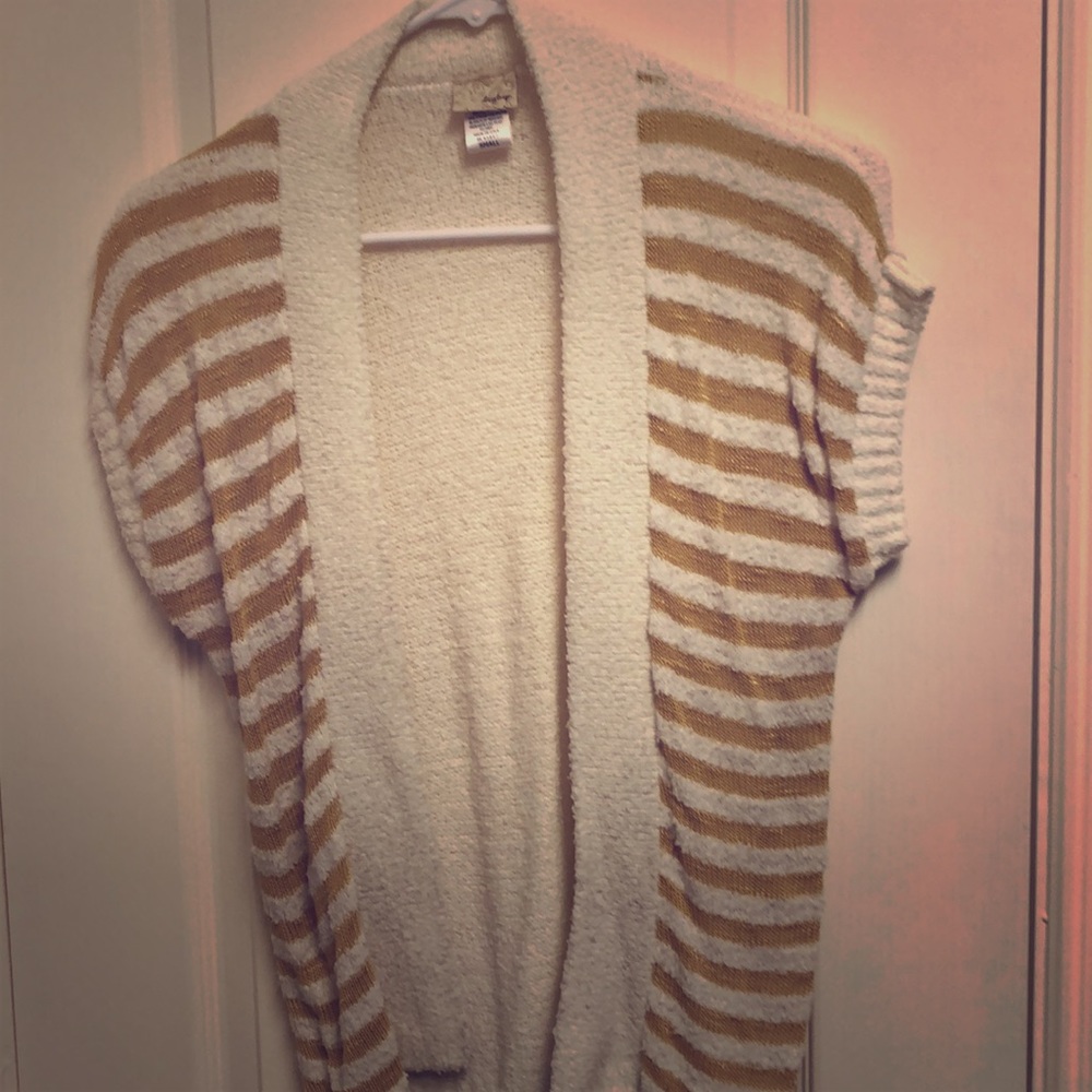 Gold and Cream trippers cardigan.